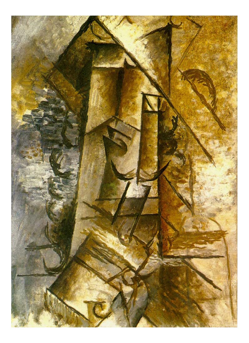 1911 Buffalo Bill by Pablo Picasso, vintage artwork, 16x12"(A3) Poster