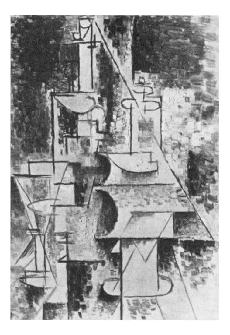 1911 La carafe by Pablo Picasso, vintage artwork, 16x12"(A3) Poster