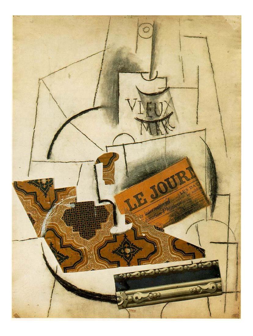 1913 Vieux-Marc by Pablo Picasso, vintage artwork, 16x12"(A3) Poster