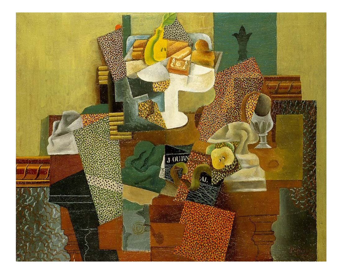 1914 Nature morte aux fleurs de lis by Pablo Picasso, vintage artwork, 16x12"(A3) Poster