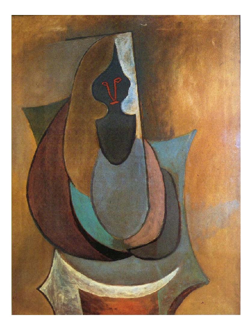 1917 Personnage by Pablo Picasso, vintage artwork, 16x12"(A3) Poster