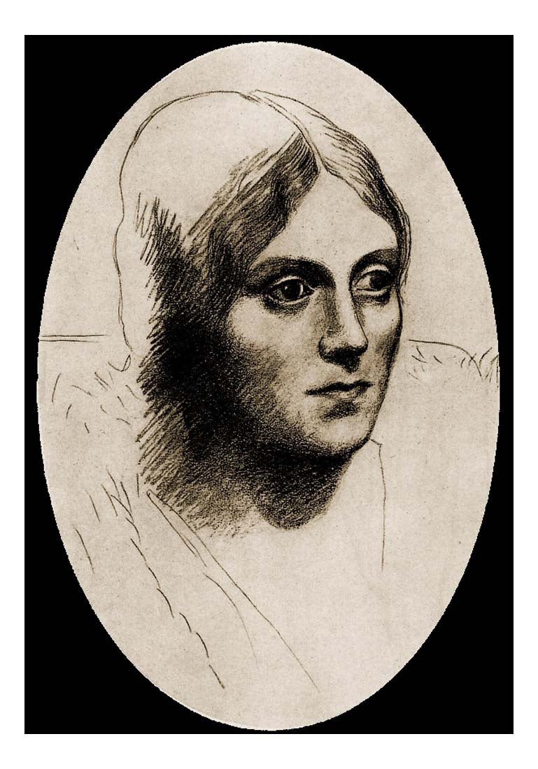 1917 Portrait d'Olga Kokhlova by Pablo Picasso, vintage artwork, 16x12"(A3) Poster