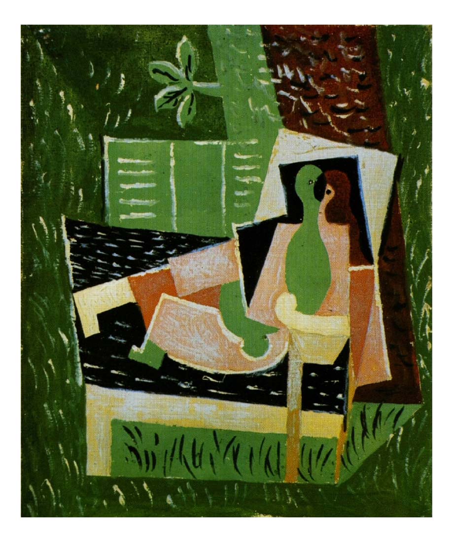 1918 Idylle sous un arbre by Pablo Picasso, vintage artwork, 16x12"(A3) Poster