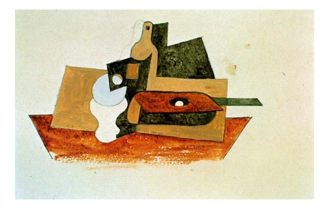 1919 Nature morte2 by Pablo Picasso, vintage artwork, 16x12"(A3) Poster