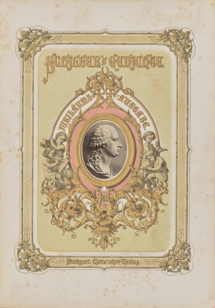 Josef Albert:Titelbild; nach einem Basrelief, Poster Print Wall Art