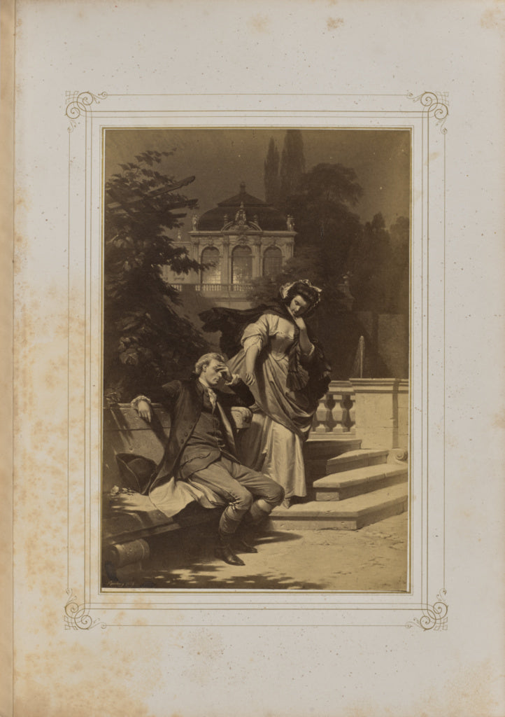 Josef Albert:Die Erwartung, Poster Print Wall Art