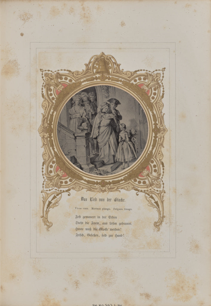 Josef Albert:Das Lied von der Glocke, Poster Print Wall Art