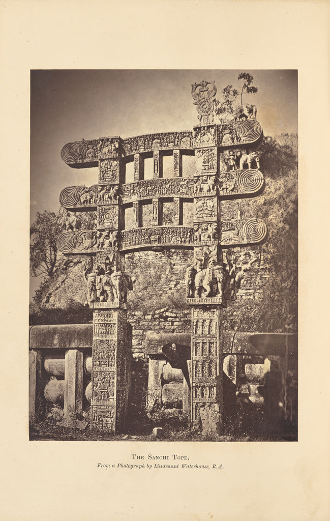 Major General James Waterhouse:The Sanchi Tope, Poster Print Wall Art