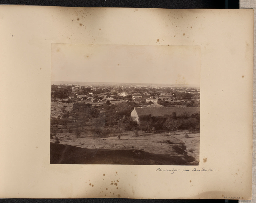 Unknown:Bhavnagar from Charika Hill, Poster Print Wall Art