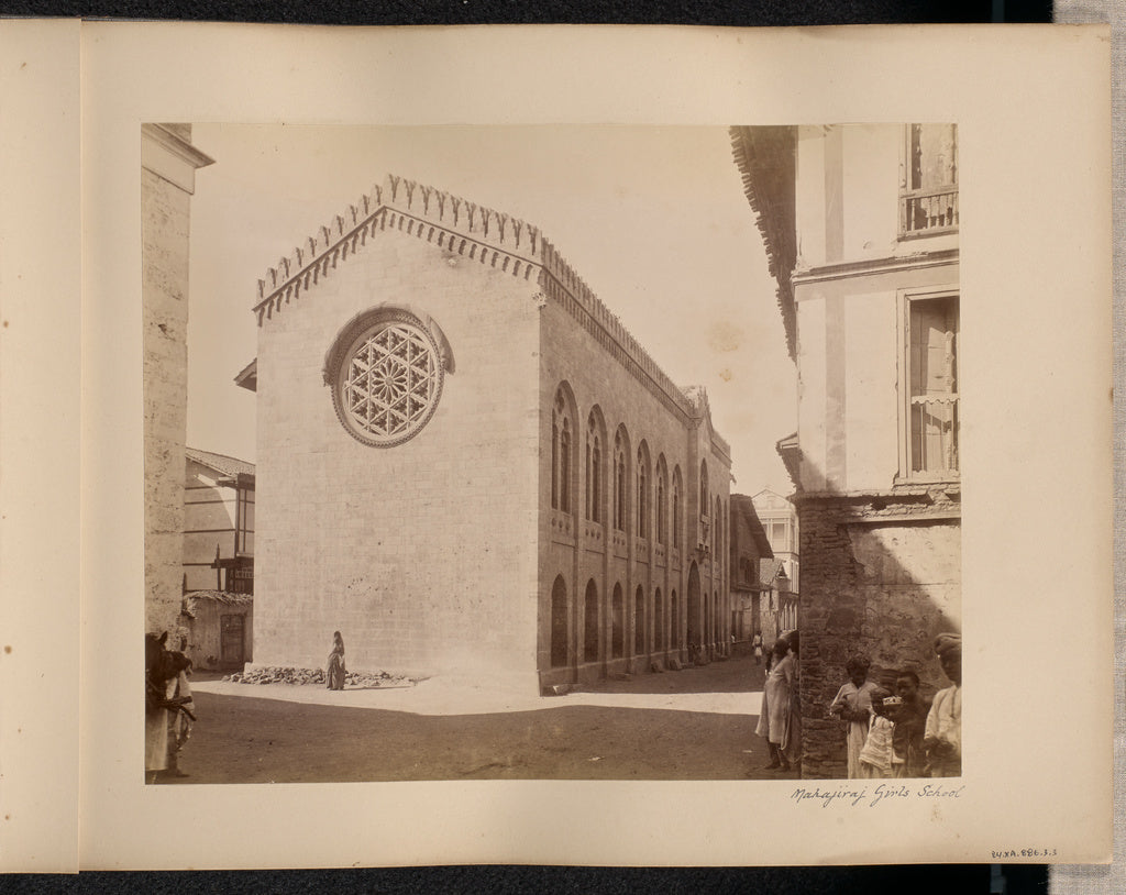 Unknown:Mahajiraj Girls School, Poster Print Wall Art