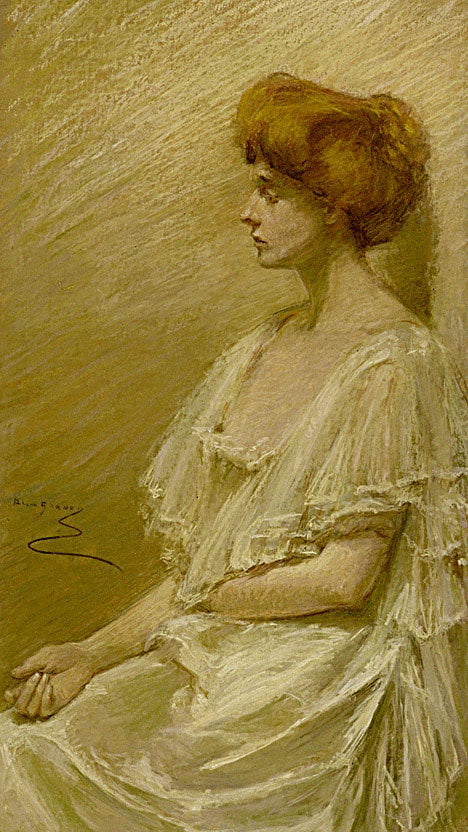 Alice Pike Barney:Mrs. Fleming Newbold,16x12"(A3)Poster