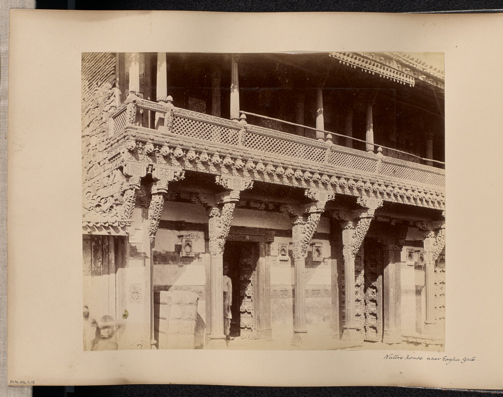 Unknown:Native House near Sagha Gate, Poster Print Wall Art