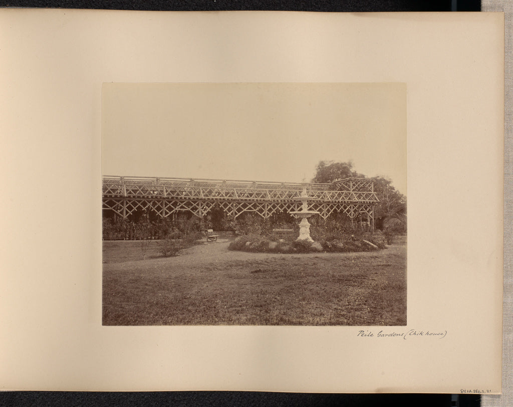 Unknown:Peile Gardens (Chik House), Poster Print Wall Art