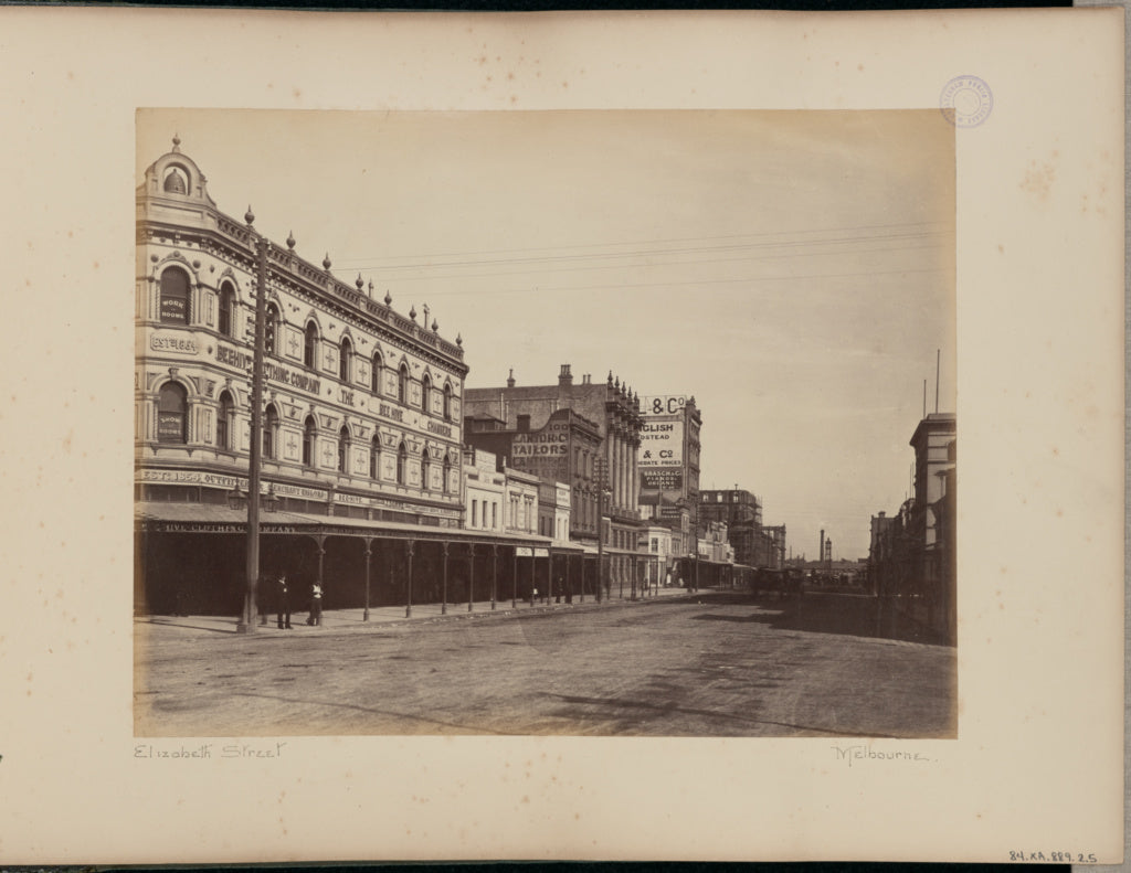Charles Bayliss:Elizabeth Street, Poster Print Wall Art