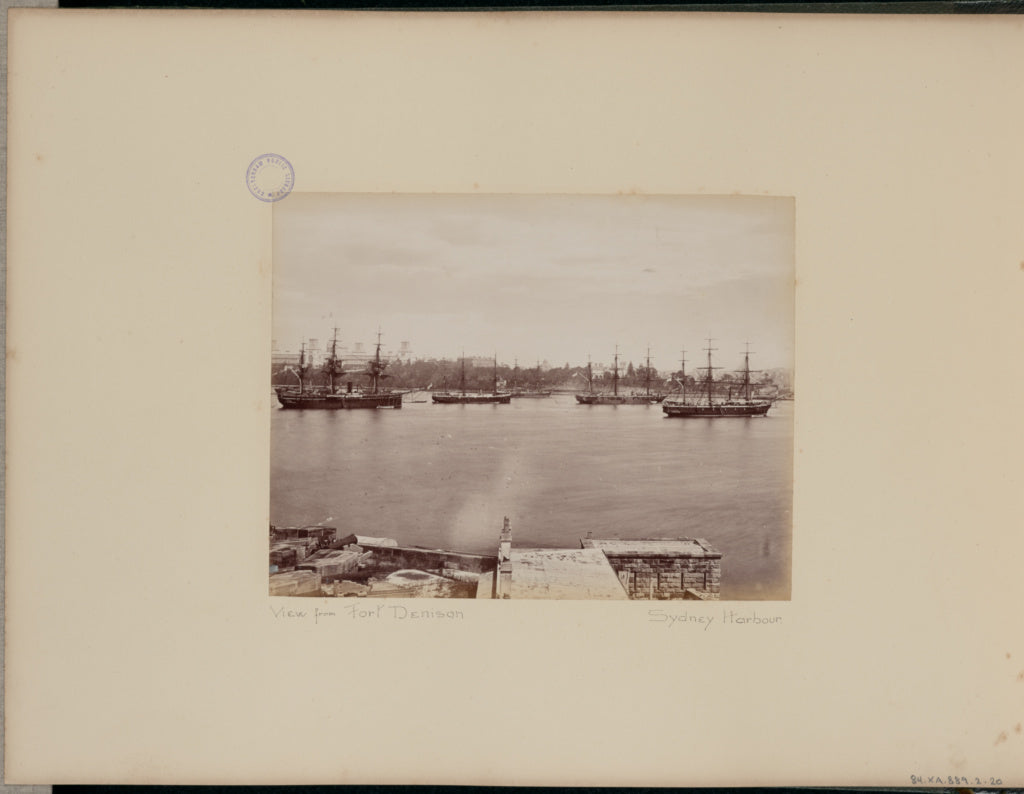 Charles Bayliss:View from Fort Denison, Poster Print Wall Art