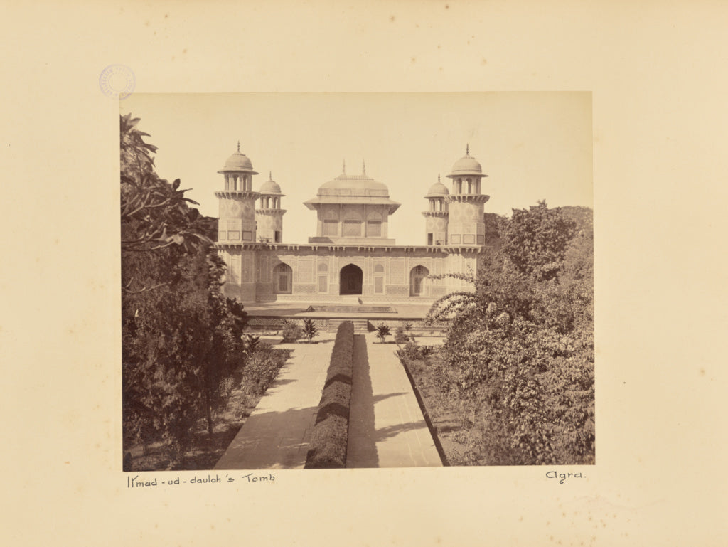 Unknown maker:Itmad-ud-Daulah's Tomb. Agra, Poster Print Wall Art