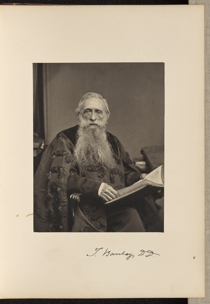 Thomas Annan:Thomas Barclay, D.D., Principal of the College , Poster Print Wall Art
