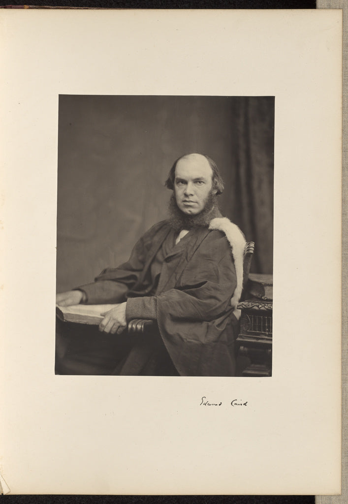 Thomas Annan:Edward Caird, B.A., Professor of Moral Philosop, Poster Print Wall Art