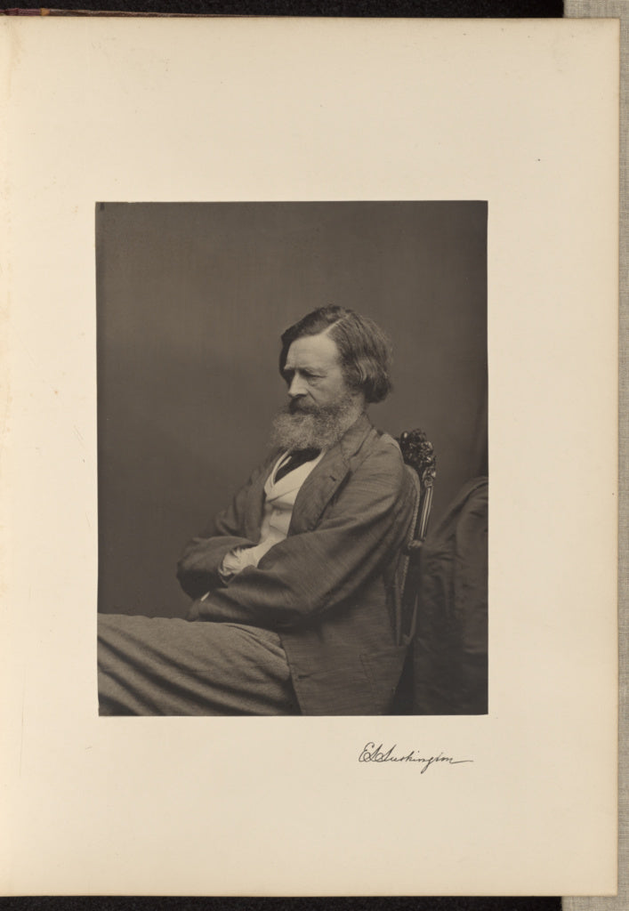 Thomas Annan:Edmund L. Lushington, M.A., Professor of Greek, Poster Print Wall Art