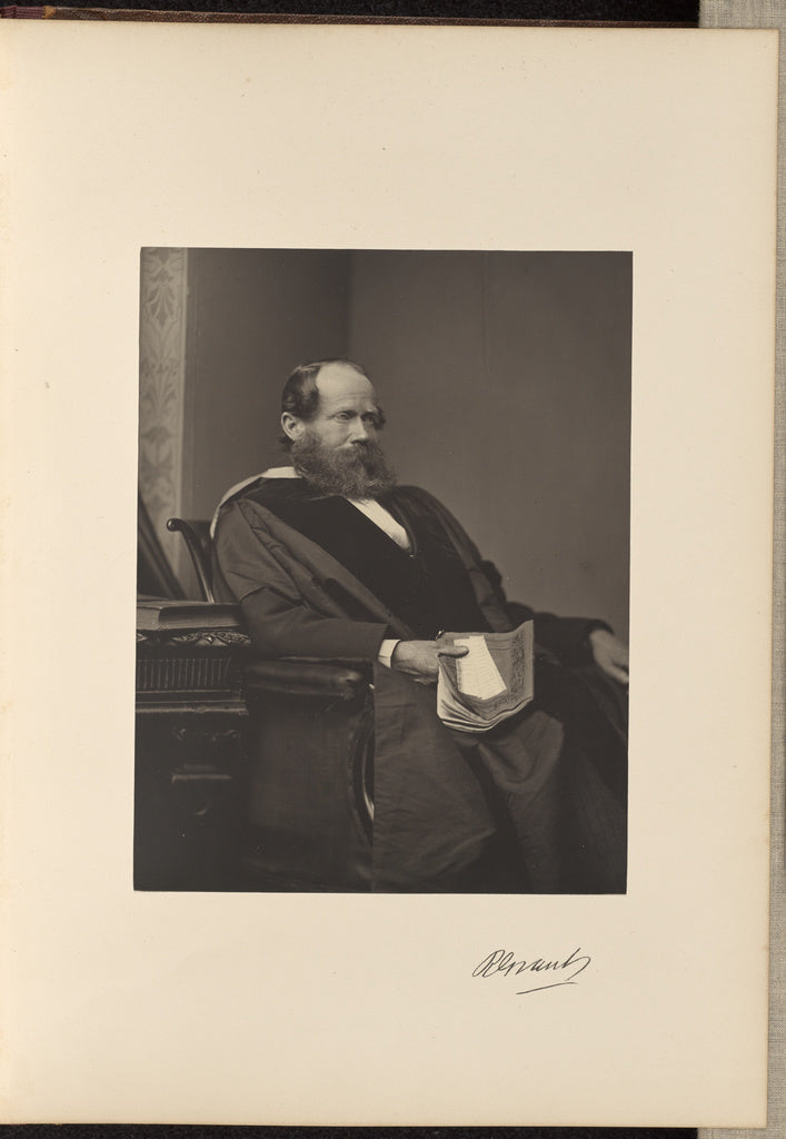 Thomas Annan:Robert Grant, LL.D., Professor of Practical Ast, Poster Print Wall Art