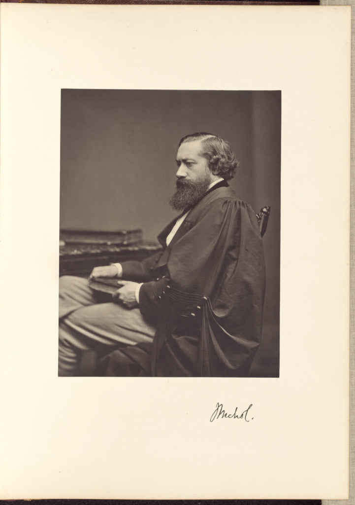 Thomas Annan:John Nichol, B.A., Oxon., Professor of English , Poster Print Wall Art