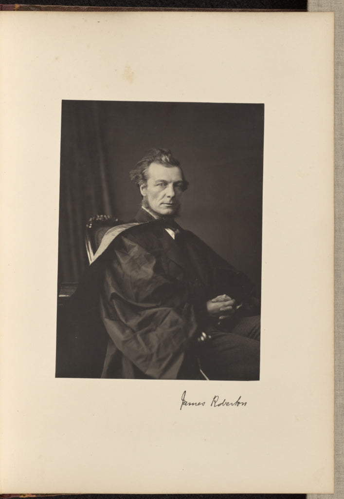 Thomas Annan:James Roberton, LL.D., Professor of Conveyancin, Poster Print Wall Art