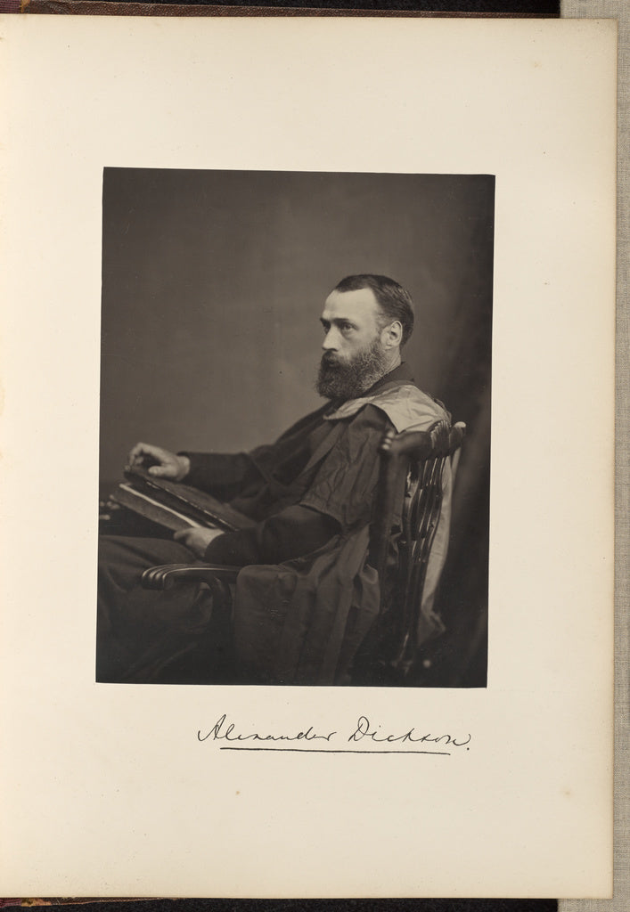 Thomas Annan:Alexander Dickson, M.D., Professor of Botany, Poster Print Wall Art