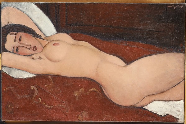 Amedeo Modigliani:Reclining Nude 1917-16x12"(A3) Poster