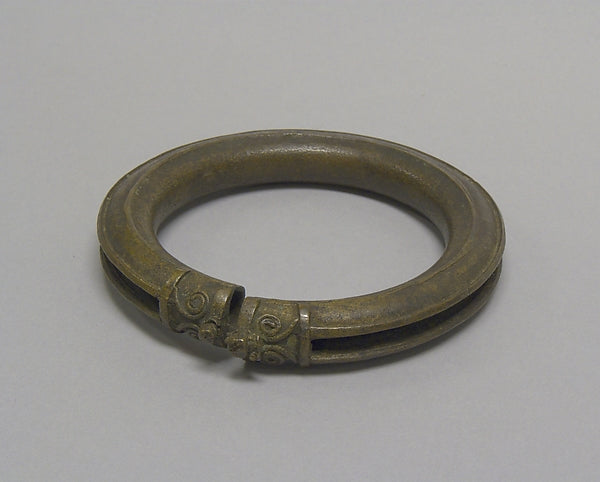 Hollow Anklet with Pellets and Decorated Ends 300 B.C.–A.D. 40, Poster Print