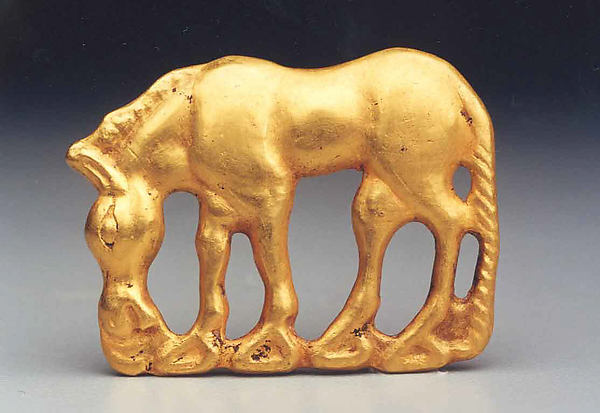 ,Plaque in the Shape of a Grazing Kulan 2nd–1st cent B.C,16x12"(A3) Poster