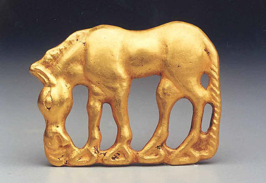 ,Plaque in the Shape of a Grazing Kulan 2nd–1st cent B.C,16x12"(A3) Poster