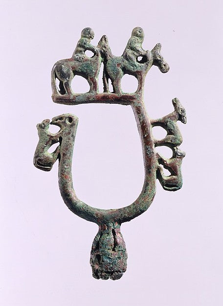 Harness Jingle with Mounted Hunters 7th–6th cent B.C., Poster Print Wall Art