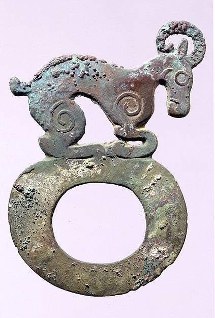 Ornament with Ibex 4th cent B.C., Poster Print