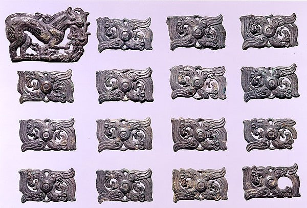 Sixteen Belt Ornaments 4th cent B.C., Poster Print