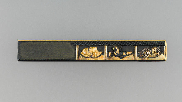 Knife Handle early 18th cent Goto Mitsunori, Poster Print