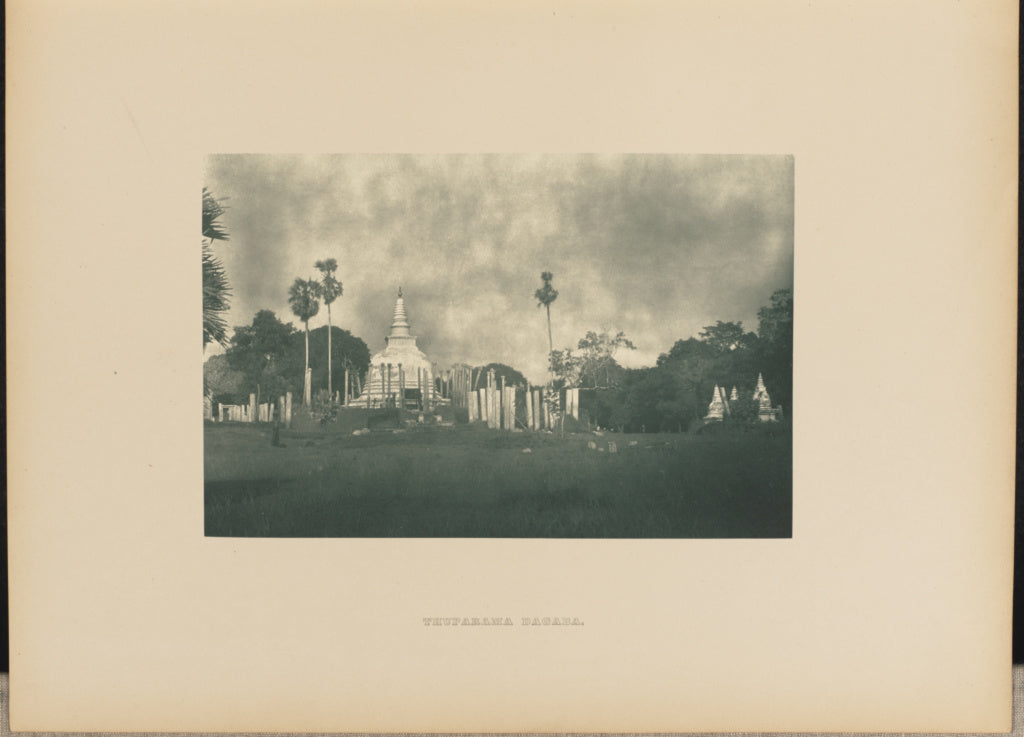Henry W. Cave:Thuparama Dagaba, Poster Print Wall Art