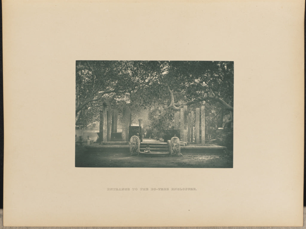 Henry W. Cave:Entrance to the Bo-Tree Enclosure, Poster Print Wall Art