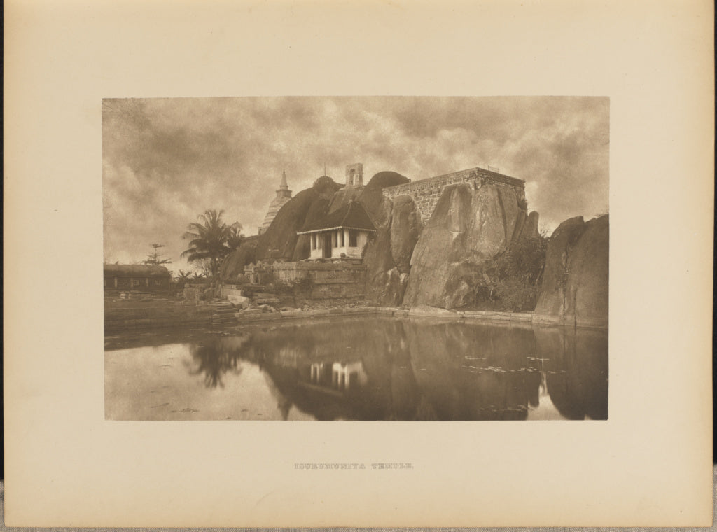 Henry W. Cave:Isurumuniya Temple, Poster Print Wall Art