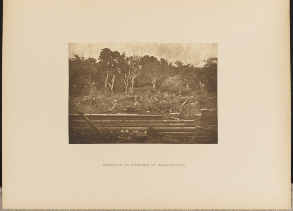 Henry W. Cave:Remains in Process of Excavation,16x12"(A3)Poster