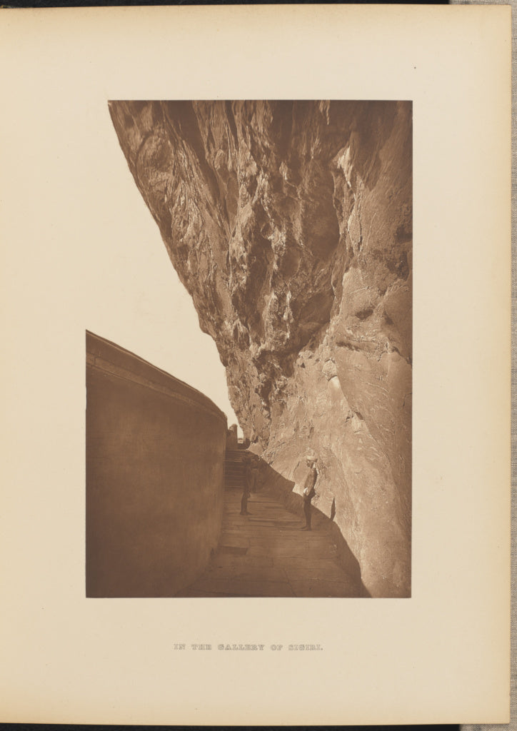 Henry W. Cave:In the Gallery of Sigiri, Poster Print Wall Art