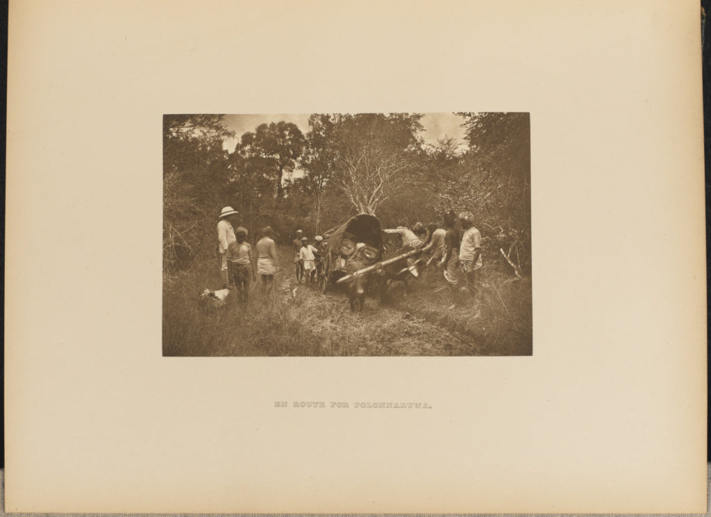 Henry W. Cave:En Route for Polonnaruwa, Poster Print Wall Art