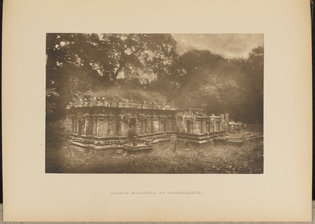 Henry W. Cave:Dalada Maligawa at Polonnaruwa, Poster Print Wall Art