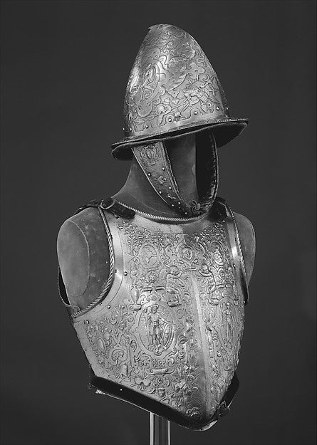 Helmet Breastplate and Backplate c1575, Poster Print Wall Art