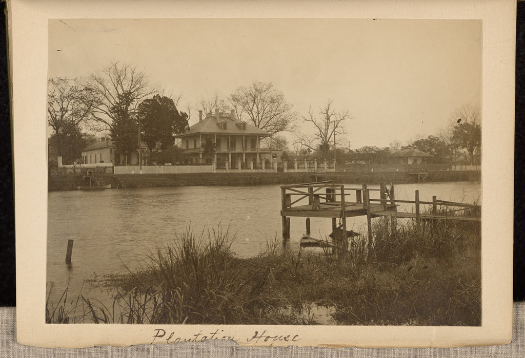 H.M. BeachAttributed to:Plantation House, Poster Print Wall Art