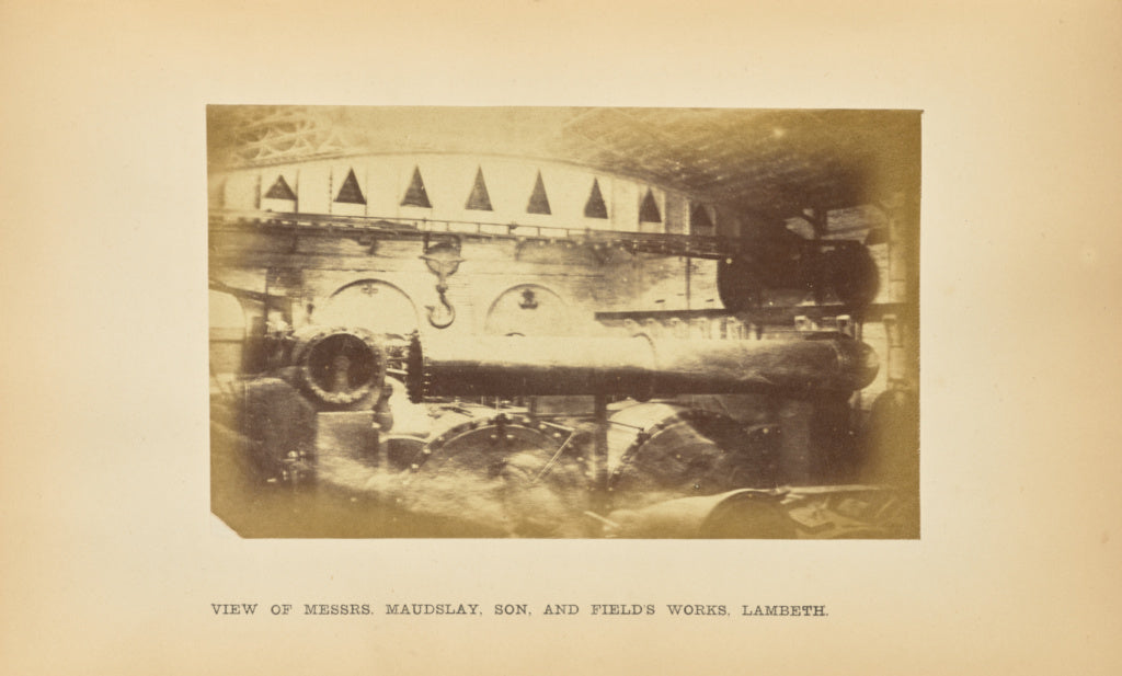 P. Barry:Messrs. Maudslay, Son, and Field's Works, Lambeth: , Poster Print Wall Art