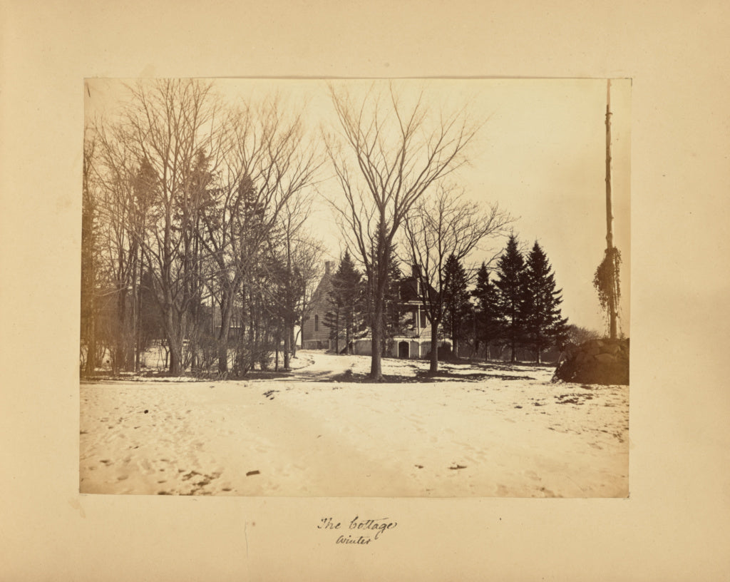 Alfred BoothPossibly:The Cottage - Winter, Poster Print Wall Art
