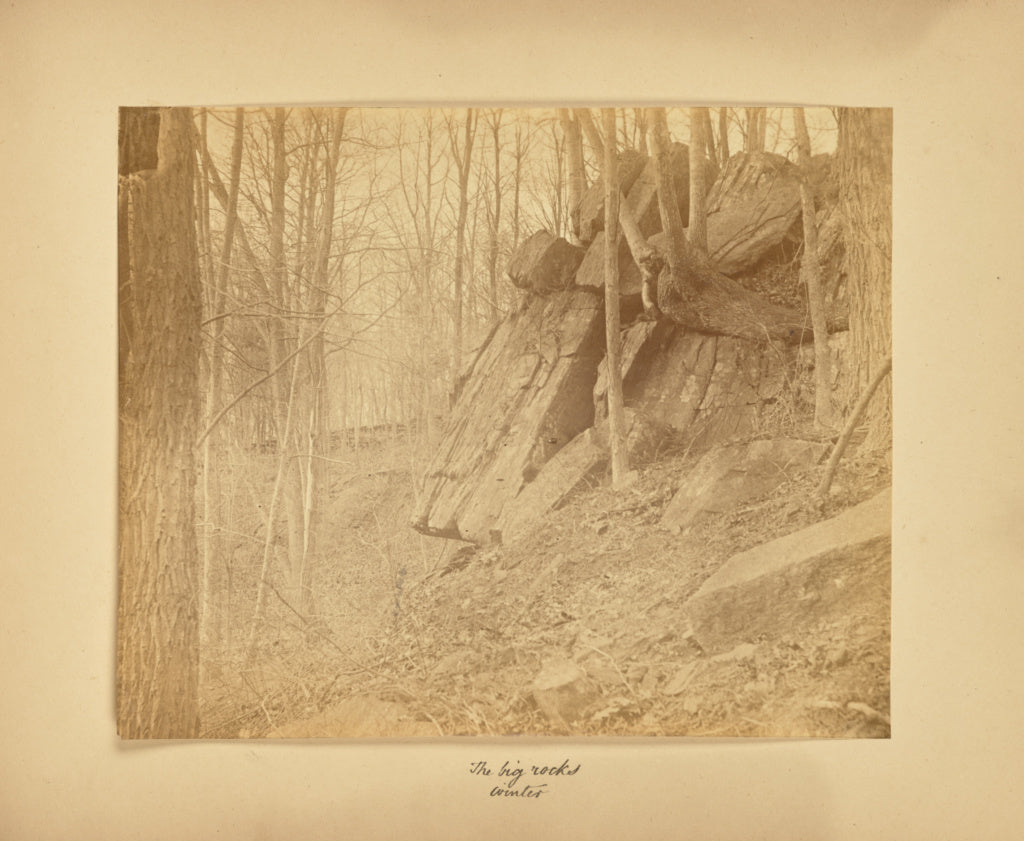 Alfred BoothPossibly:The Big Rocks - Winter, Poster Print Wall Art