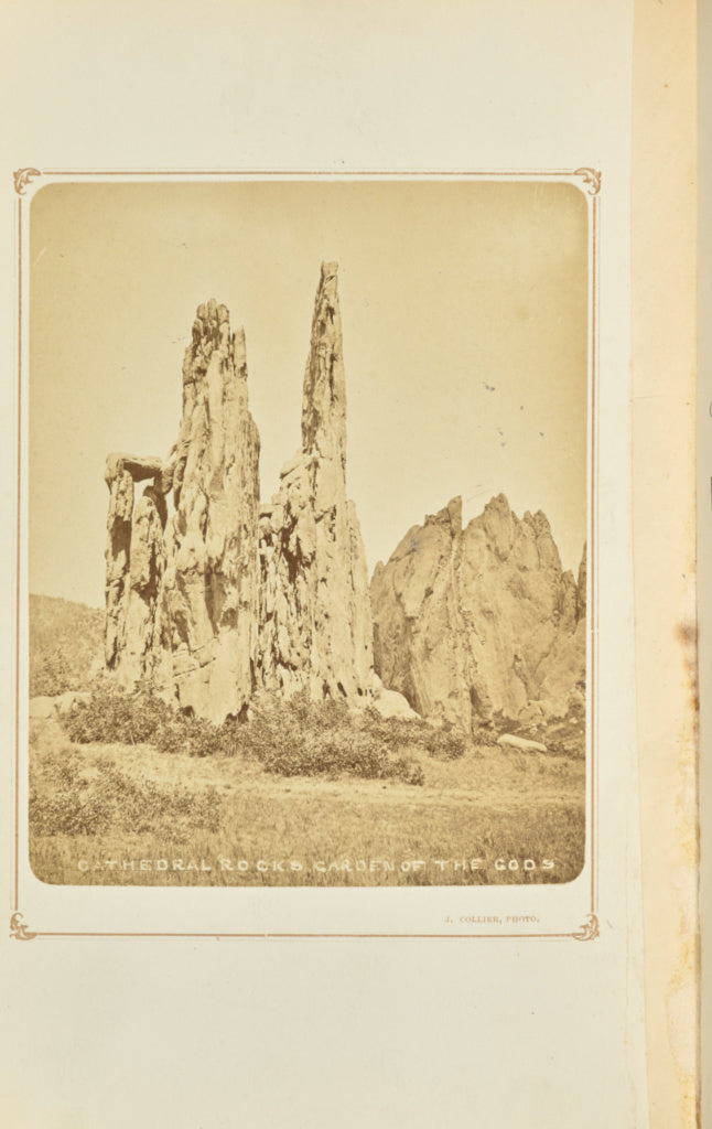 Joseph Collier:Cathedral Rocks, Garden of the Gods, Poster Print Wall Art