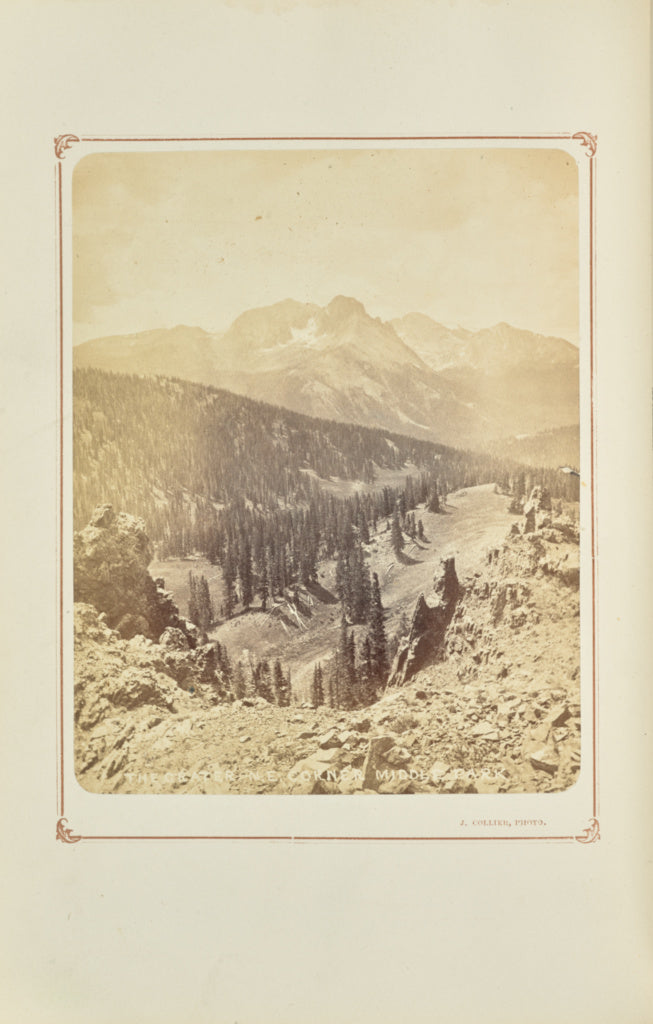 Joseph Collier:The Crater, N.E. Corner, Middle Park, Poster Print Wall Art