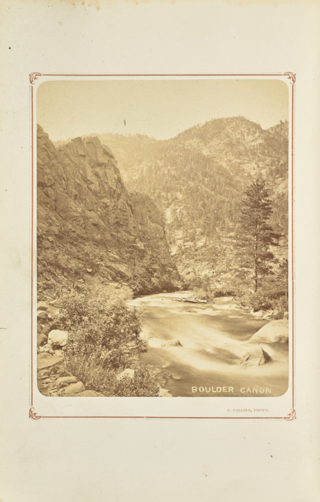 Joseph Collier:Boulder Cañon, Poster Print Wall Art